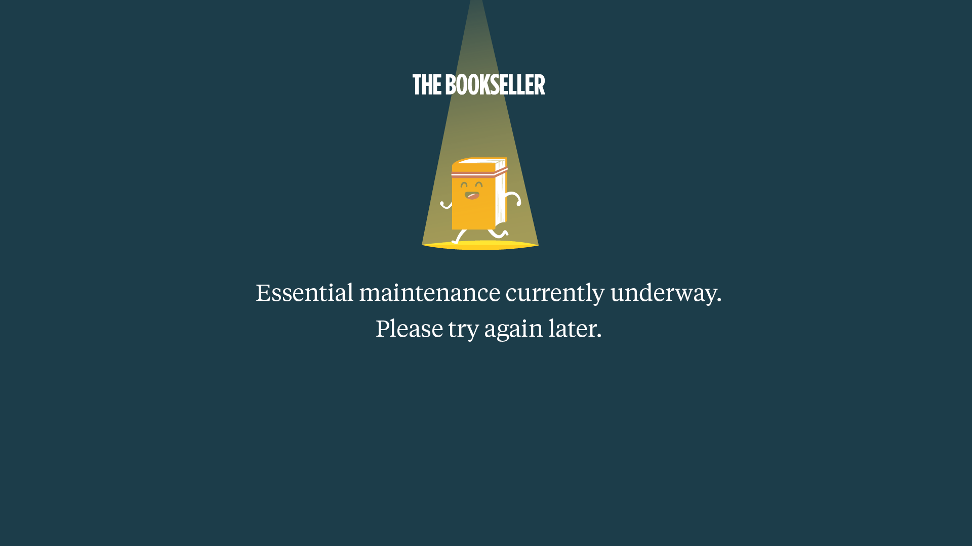 Essential maintenance in progress - please check back later